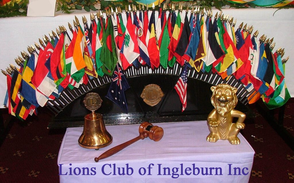 Flag Set Ingleburn Lions Club